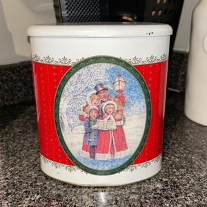 Vintage FTD Carolers tin